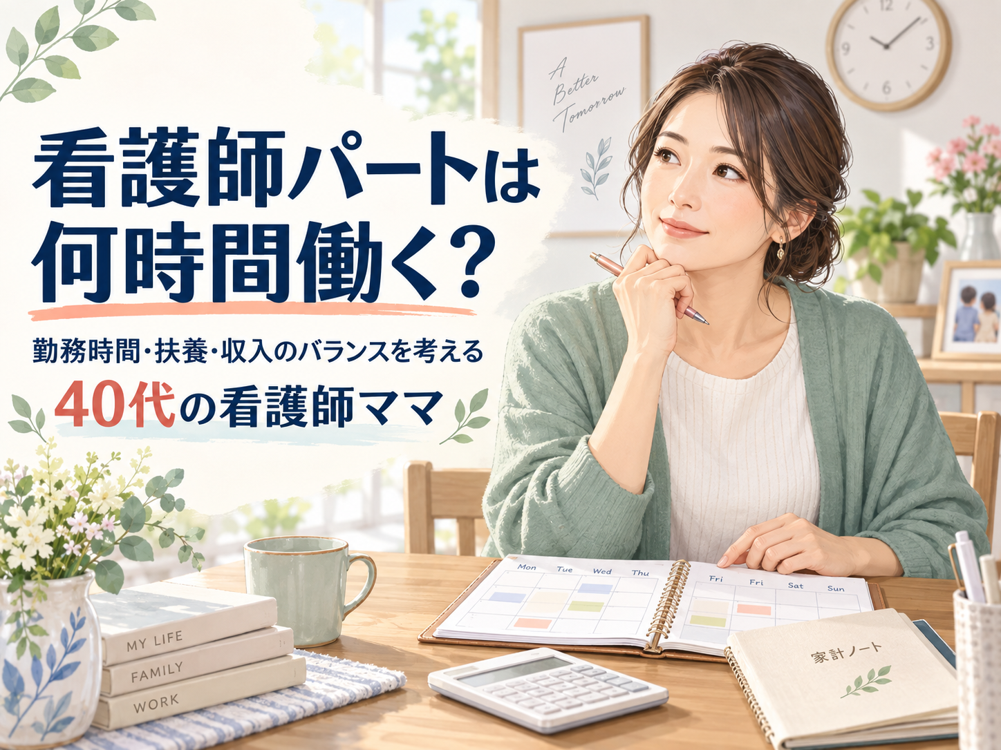 看護師パートは何時間働く？